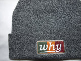 WHY LIGHTS Grey & Rasta Beanie