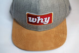 WHY EYE II - Ash & Suede Snapback