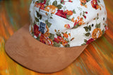 WHY Coral Floral 5-Panel Cap