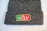 WHY LIGHTS II - Grey & Rasta Beanie