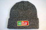 WHY LIGHTS II - Grey & Rasta Beanie