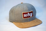 WHY EYE II - Ash & Suede Snapback