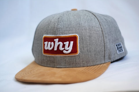 WHY EYE II - Ash & Suede Snapback