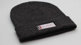 WHY TRY - Dark Grey & Black Beanie