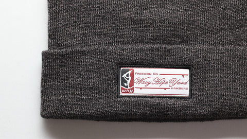 WHY TRY - Dark Grey & Black Beanie