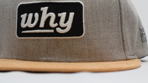 WHY SKY Ash & Suede Snapback